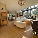 וילה Glass And Wood Designer With Garden In Centertown מונפלייה