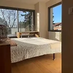 Glass And Wood Designer With Garden In Centertown וילה