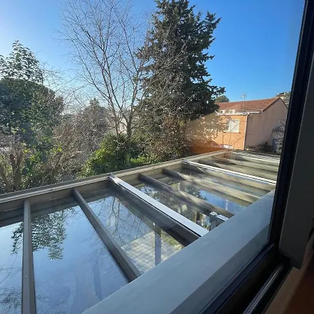 Glass And Wood Designer With Garden In Centertown Villa