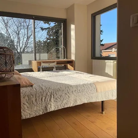 Glass And Wood Designer With Garden In Centertown Villa