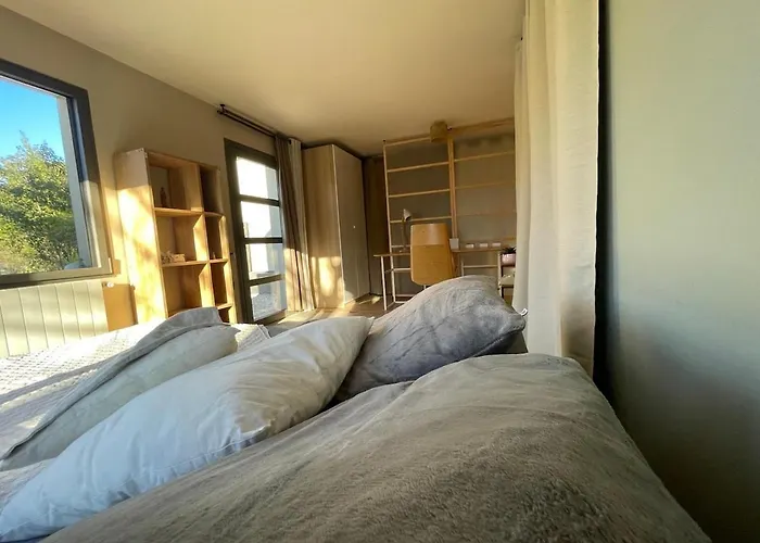 Glass And Wood Designer With Garden In Centertown *