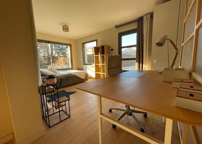 Glass And Wood Designer With Garden In Centertown 别墅